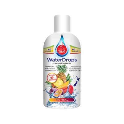 Vital Zing Water Drops (Flavour Enhancer with Stevia) Tropical Fruit 45ml